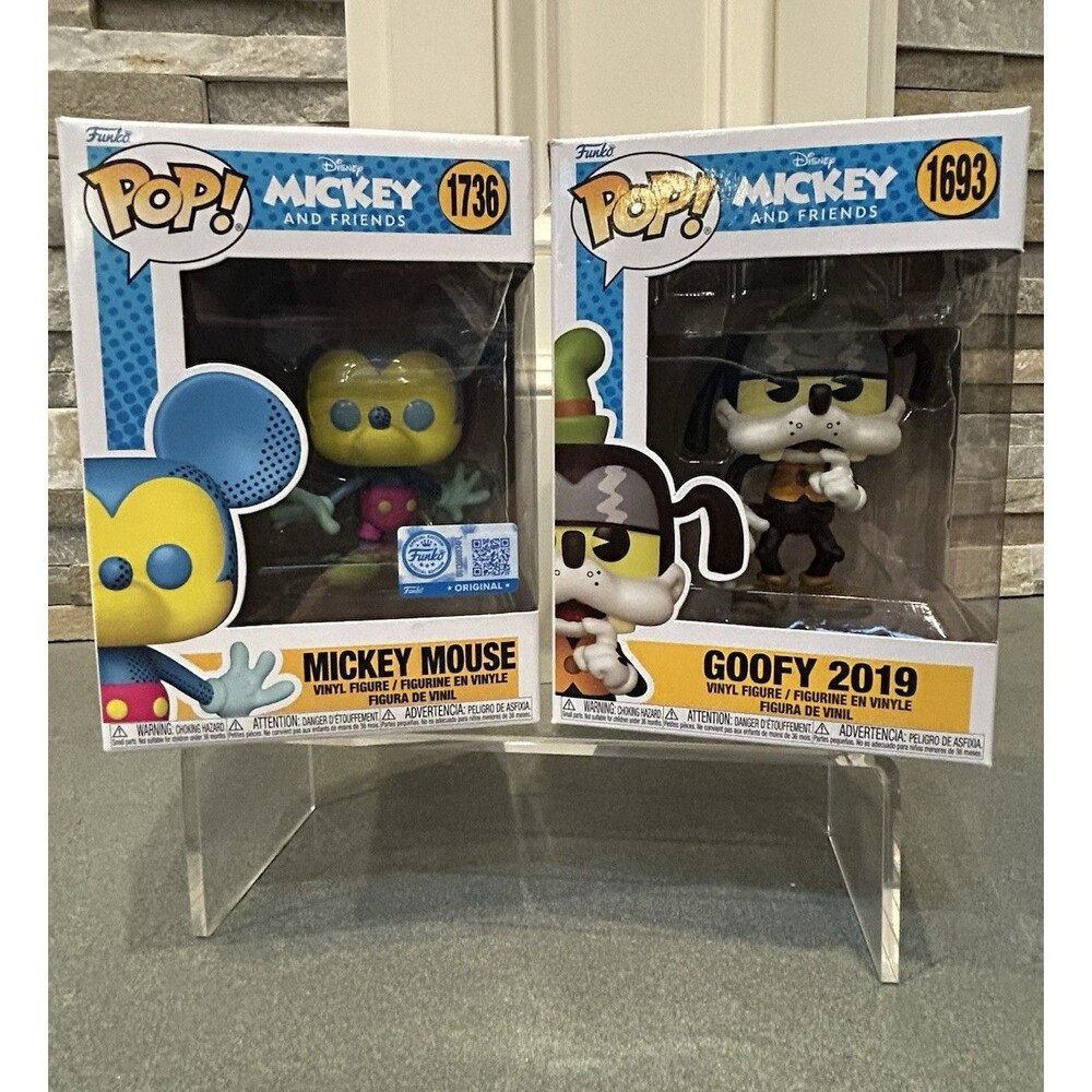 Funko Pop! Vinyl Disney Mickey & Friends 2-Pack - Mickey #1736 Goofy #1693 New